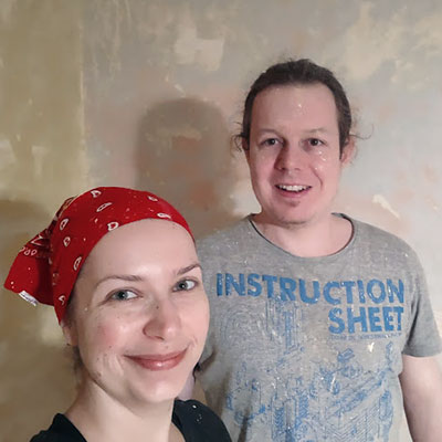 Jakub a Martina po škrábání